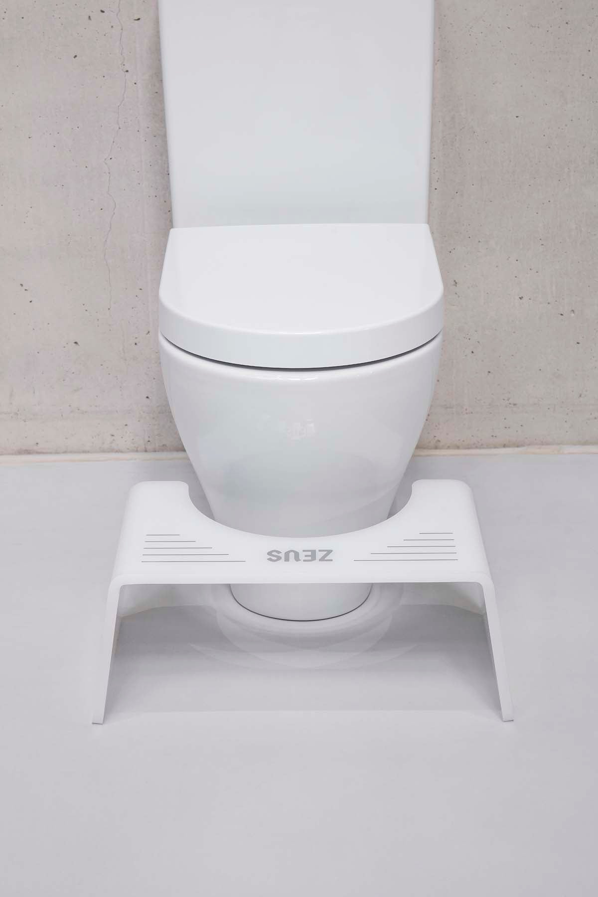 ZEUS® Thron Toilettenhocker PREMIUM weiß